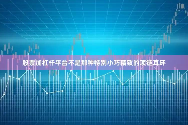 股票加杠杆平台不是那种特别小巧精致的项链耳环